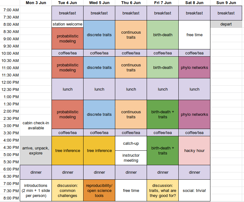 schedule